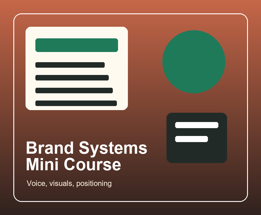 Brand Systems Mini Course gallery image